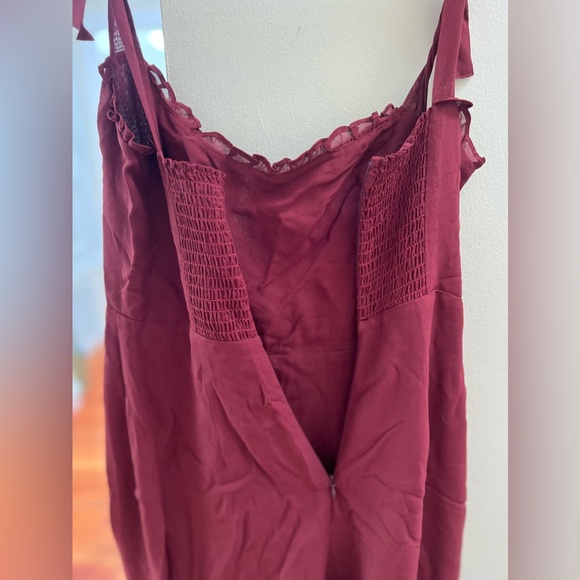 Reformation Alfred Red Jumpsuit 2P - Picture 8 of 12